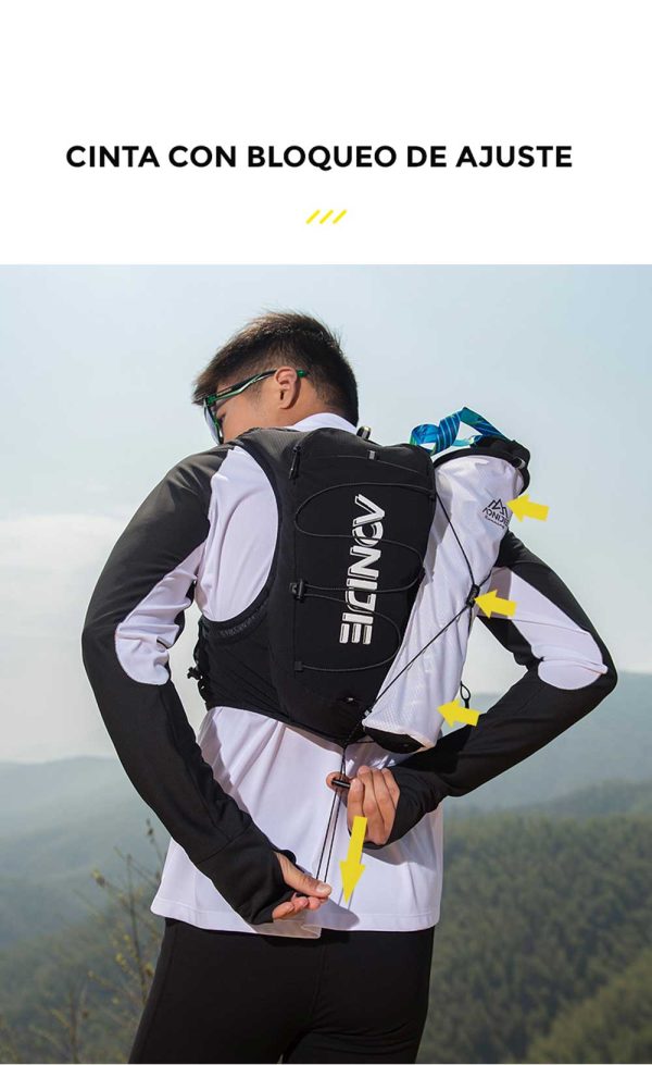 Porta Bastones Trail Running Aonijie Negro - Imagen 5