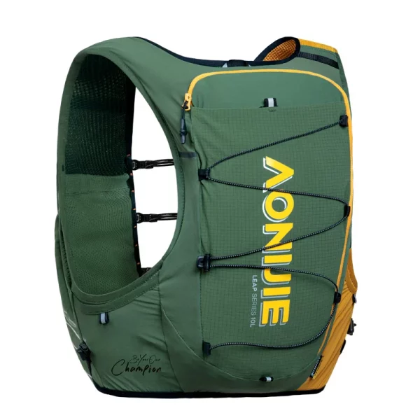 Mochila Trail Running Verde 10 litros AONIJIE - Imagen 4